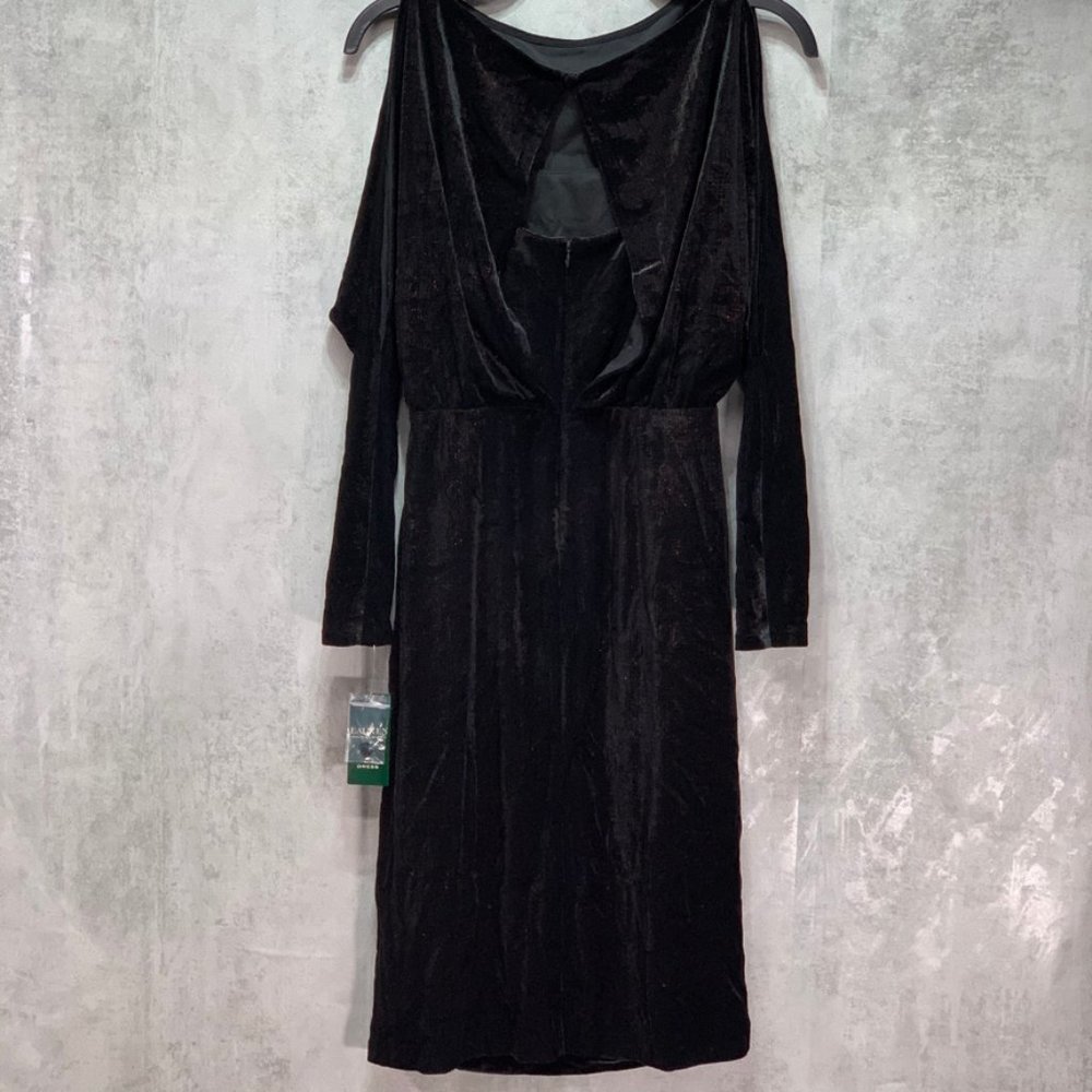 Lauren Ralph Lauren Black Split Dolman Sleeve Bodi - Picture 7 of 15